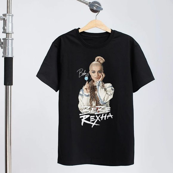 Gildan | Shirts | Hot Bebe Rexha Singer Shirt New Popular Black All ...